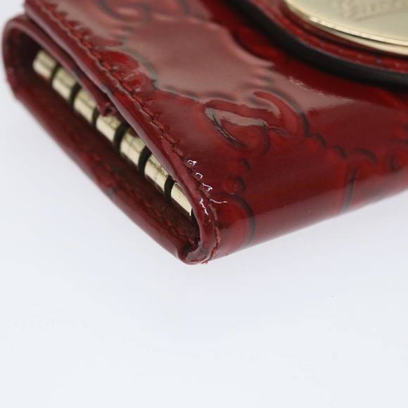 GUCCI GG Canvas Key Case Red 203551 Auth am5144 - Picture 11 of 16